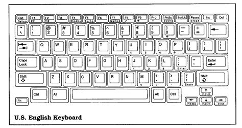 keyboard outline clipart   cliparts  images