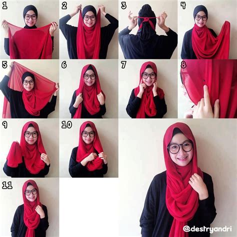 30 Hijab Styles Step By Step Style Arena Hijab Style Tutorial How