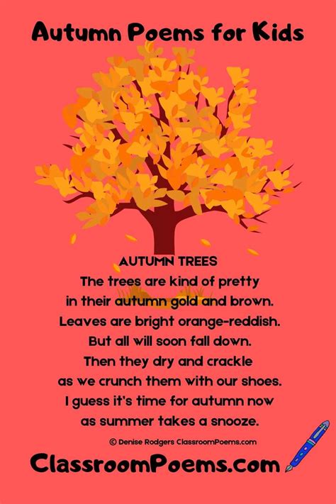 autumn poems  kids