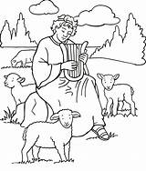 Coloring Pages Absalom David Popular sketch template