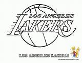 Lakers Coloring Pages Nba Basketball Los Angeles Logo La Printable Clipart Sports Pdf Print Sheets Kids Clip Cliparts Library Coloringhome sketch template