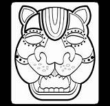 Mayan sketch template