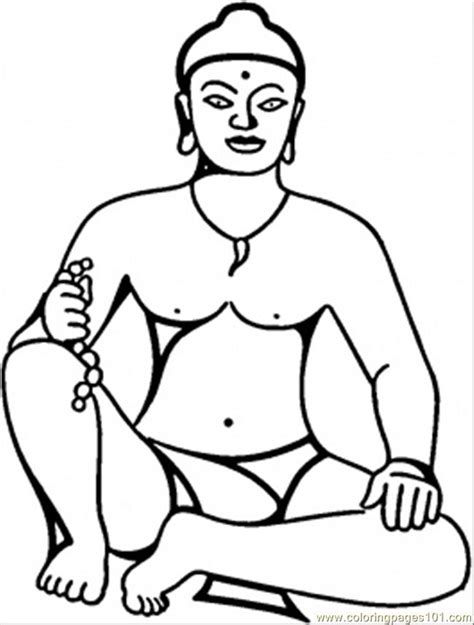 coloring pages buddha countries india  printable coloring