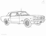Coloring Mustang Ford Pages Car Cars Muscle Truck Vehicle Sheets Mustangs 1967 Printable Old Kids Drawing Print Gto Tattoo Pontiac sketch template