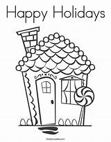 Coloring Holidays Happy Pages Printable Holiday Color Christmas Noodle Twisty House Gingerbread Getcolorings Popular Getdrawings Books Ausmalbilder Print sketch template