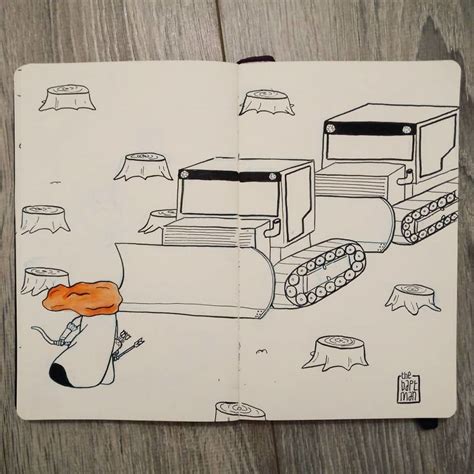 for this inktober artist illustrates what would happen if
