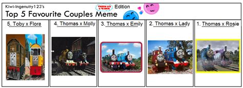 Top 5 Favorite Couples Thomas And Friends Edition By