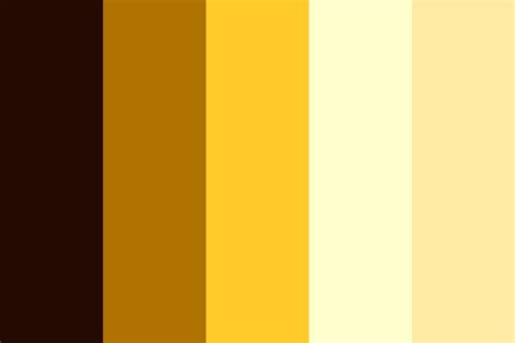 golden color palette