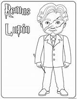 Lupin Coloriage Remus Dessin sketch template
