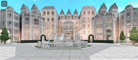 big mansion build  bloxburg  white aesthetic big plot gamepass big modern houses unique