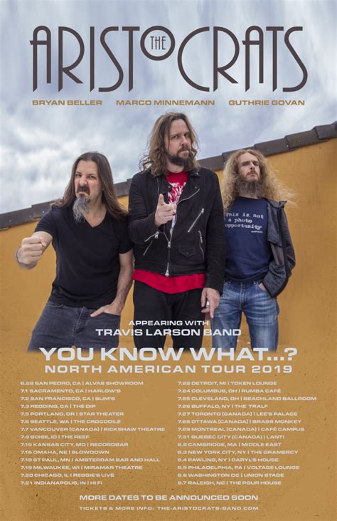 the aristocrats announce north america tour and reveal new album title