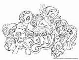 Pony Little Coloring Pages Princess G4 Twilight Girls Kids Characters Colouring Applejack Luna Unicorn Cartoon Movie sketch template