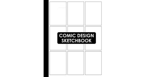 comic design sketchbook blank comic book layout template notebook