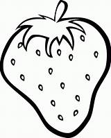 Strawberry Coloring Pages Fresh Clip Strawberries Clipart Colouring Outline Fruit Print Food Kids Book Printables Graphics Baby Big sketch template