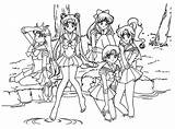 Sailor Dibujoswiki Sailoor Animados Crafter Gran Senshis sketch template