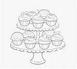 Coloring Pinkalicious Pages Clipart Adults Cupcake Transparent Food Clipartkey sketch template