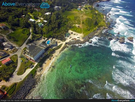 atlantis hotel  drone aerial work   barbados beach landscape aerial