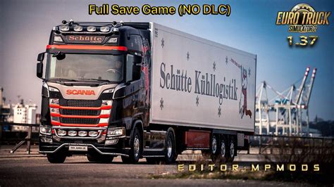 Full Save Game 1 37 No Dlc Ets2 Euro Truck Simulator 2