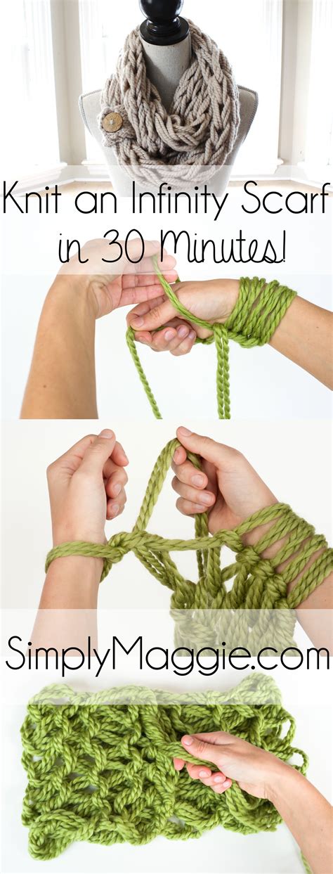 basics  arm knitting simplymaggiecom