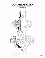 Coloring Pages Winter Soldier Helicarrier America Captain Color Shield Avengers Marvel Print April Sheets Kids Carrier Lego Keep Save 4th sketch template