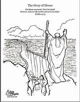Moses Coloring Sea Moises Bibel Geschichten Exodus Ausmalen Superbook Parting Kidscorner Reframemedia Passover sketch template