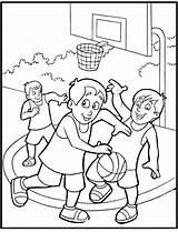 Coloring Slam Pages Dunk Getdrawings Player sketch template