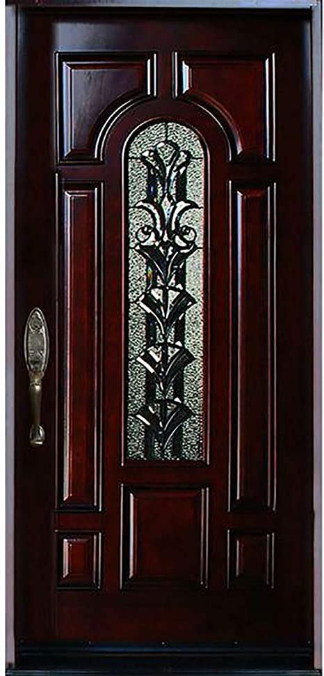 36 X80 Exterior Front Entry Door Finished Belleville Style Right Hand