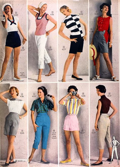 Sears Catalog 1958 Touring Outfits Retro Fashion Fashion Vintage