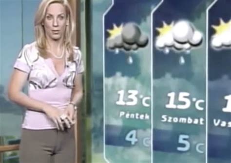 camel toe curse strikes blonde weather girl during live broadcast