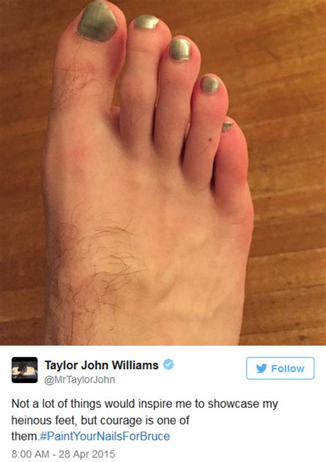 Photos Men Paint Their Finger Toe Nails In Support Of