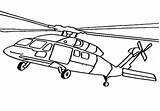 Helicopter Coloring Pages Blackhawk Getcolorings Hawk Getdrawings sketch template