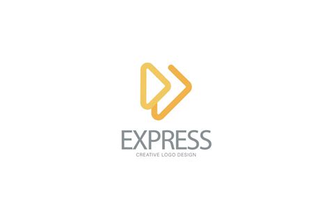 express logo creative illustrator templates creative market
