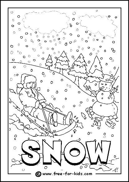 weather pages  preschool coloring pages