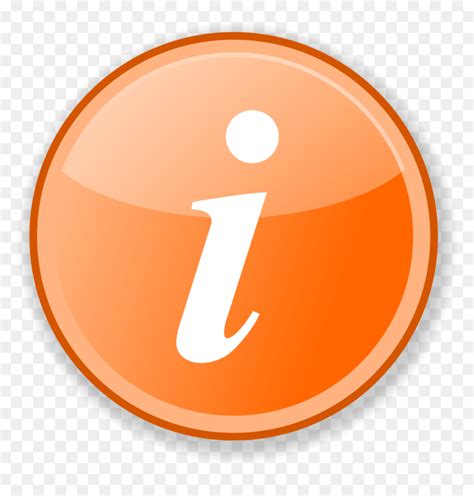 orange information icon png transparent png vhv