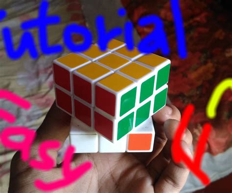 solve rubics cubefl method instructables