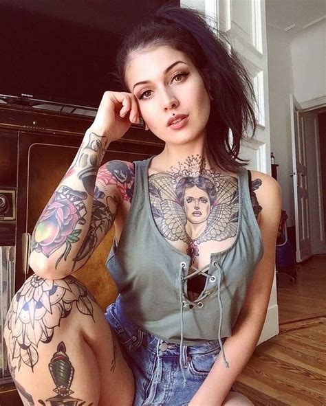 Goth Clothing Girl Tattoos Tatted Women Tattoed Girls