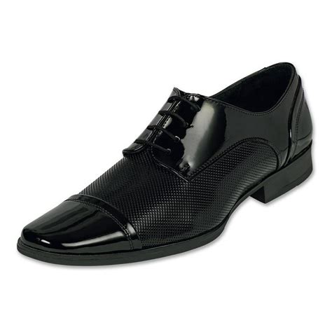 zapato hombre vestir formal negro charol comodo negro  incognita