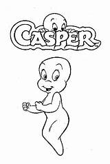 Coloring Casper Pages Ghost Friendly Cartoons Cyberchase Coloringtop sketch template