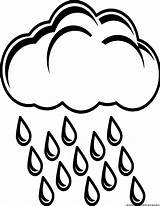 Rain Monsoon Weather Coloring Pages sketch template