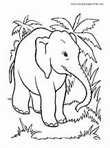Coloring Elephant Pages Printable Animal Jungle Color Kids Elephants Sheets Colouring Apples Ten Top Template Found Print Tattoo sketch template