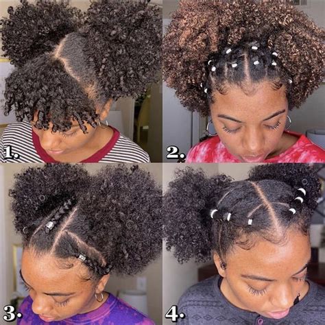 quick easy natural hairstyles  black women natural hair