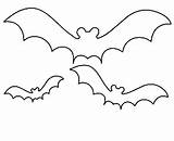 Bats Coloring Halloween Pages Bat Draw Part Color Coloring4free sketch template