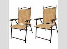Back Outdoor Chairs Set of Two Folding UV resistant Outdoor Chairs