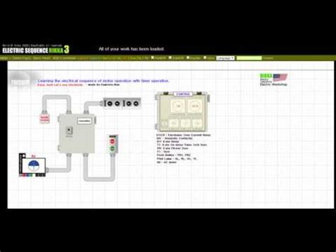 learning  electrical sequence  motor operation  timer operation youtube