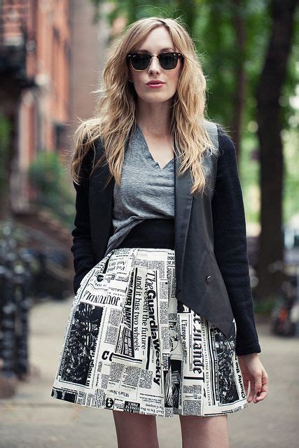 newspaper print skirt reminds me of carrie bradshaw s dior newspaper print dress in sex and the