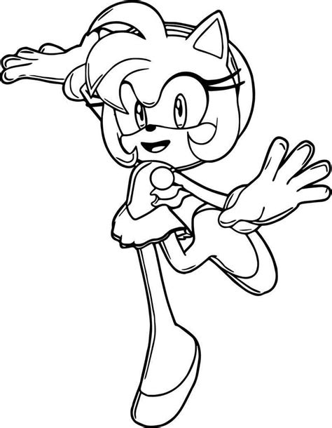 amy rose coloring pages  coloring pages  kids