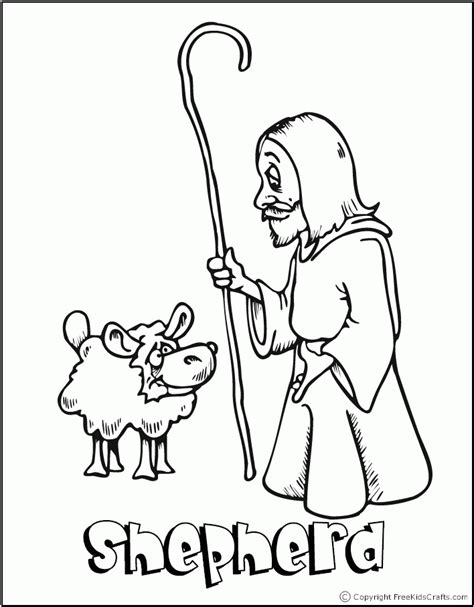 shepherd coloring pages coloring home