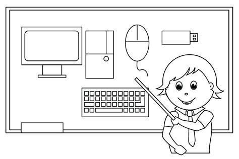 parts   computer coloring pages