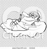 Daydreaming Outline Cloud Illustration Cartoon Clip Man Rf Royalty Toonaday sketch template