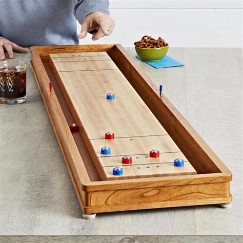 tabletop shuffleboard woodworking plan wood magazine